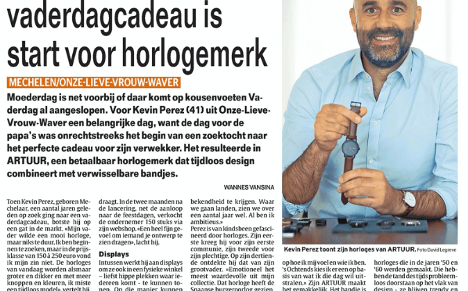 ARTUUR @ Het Laatste Nieuws – mei 2021